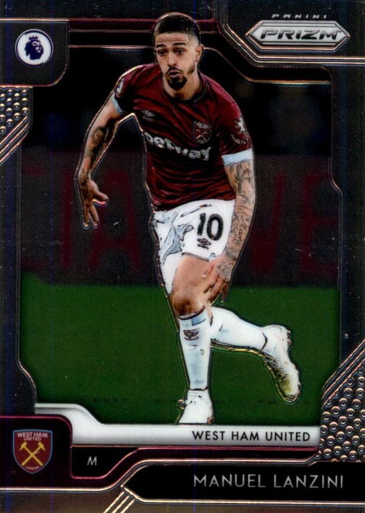 Manuel Lanzini 2019 Panini Prizm Premier League 48