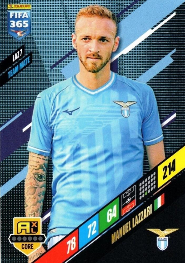 Manuel Lazzari 2024 Panini Adrenalyn XL FIFA 365