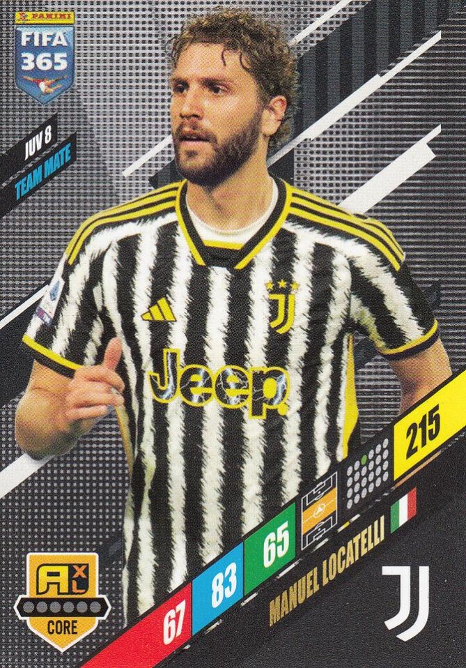 Manuel Locatelli 2024 Panini Adrenalyn XL FIFA 365