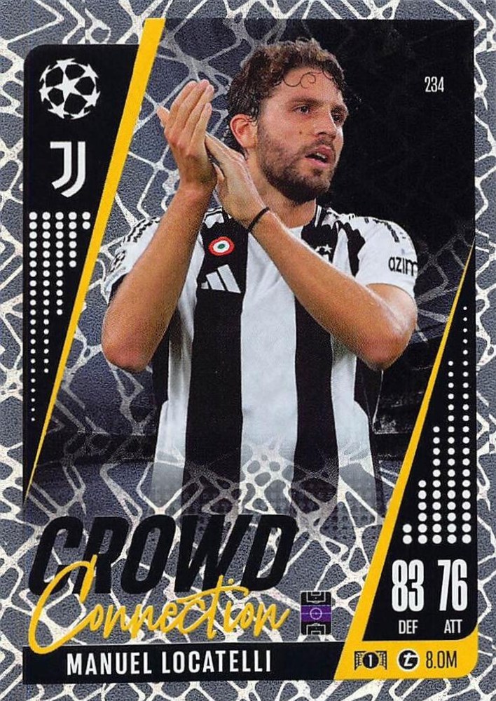 Manuel Locatelli 2024 Topps Match Attax UEFA Club Competitions Extra