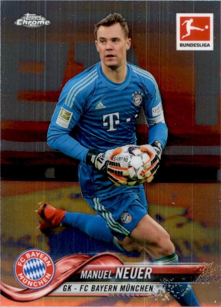 Manuel Neuer 2018 Topps Chrome Bundesliga 59