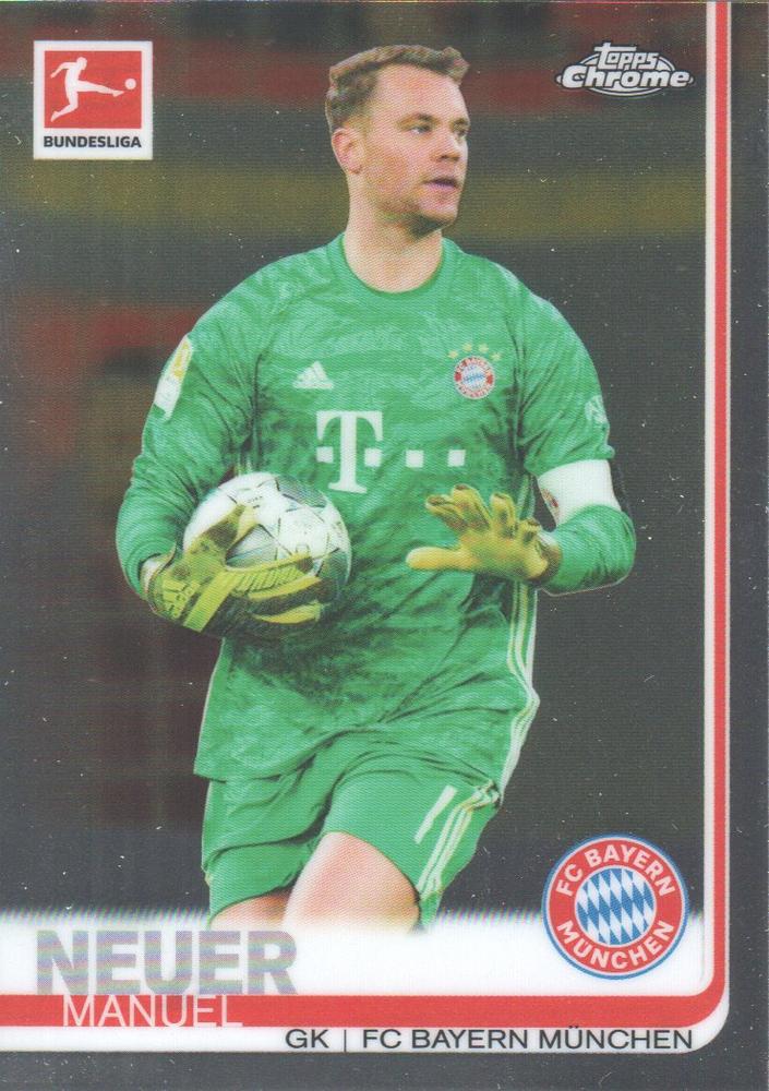Manuel Neuer 2019 Topps Chrome Bundesliga 77