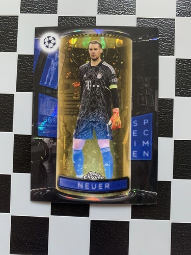 Manuel Neuer 2022 Topps Chrome Gold Lava
