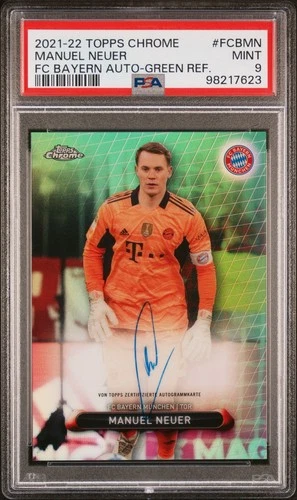 Manuel Neuer 2021 Topps Chrome Green /25