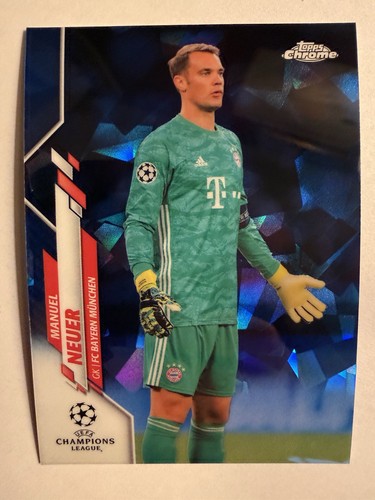 Manuel Neuer 2019 Topps Chrome Sapphire