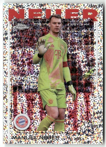 Manuel Neuer 2025 Topps Chrome Speckle Refractor