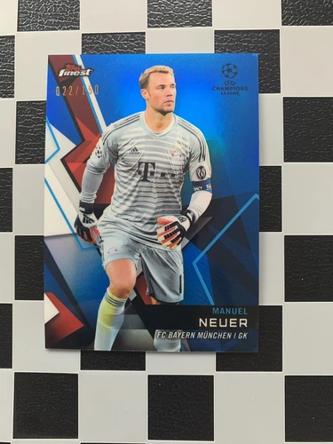 Manuel Neuer 2018 Topps Finest Blue /150