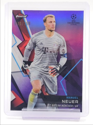 Manuel Neuer 2018 Topps Finest Purple /250