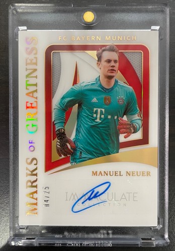 Manuel Neuer 2021 Panini Immaculate Soccer /25