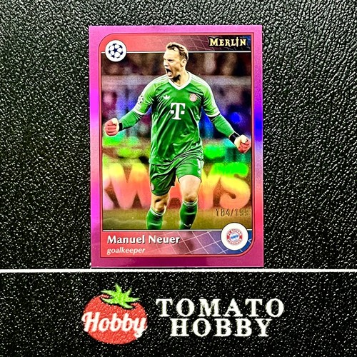 Manuel Neuer 2024 Topps Merlin Chrome Pink Refractor /199