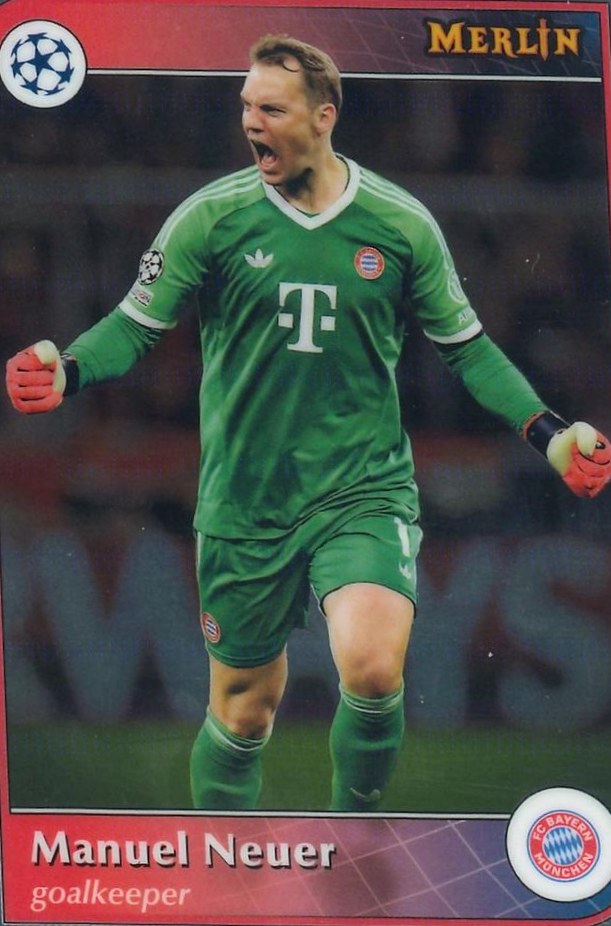 Manuel Neuer 2024 Topps Merlin UEFA Club Competitions