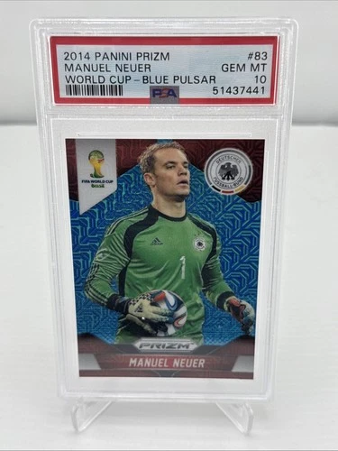 Manuel Neuer 2014 Panini Prizm Blue Pulsar