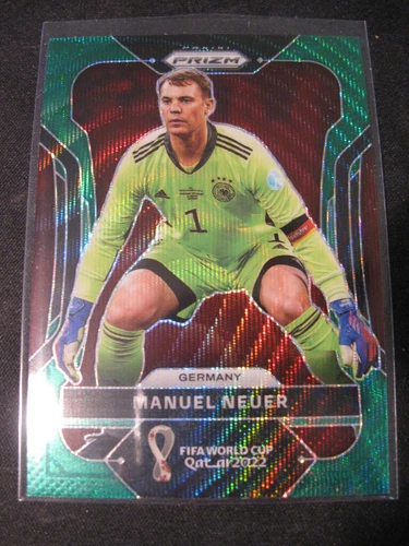 Manuel Neuer 2022 Panini Prizm FIFA World Cup Green Wave #114