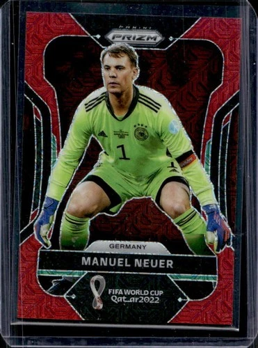 Manuel Neuer 2022 Panini Prizm Red Mojo /99