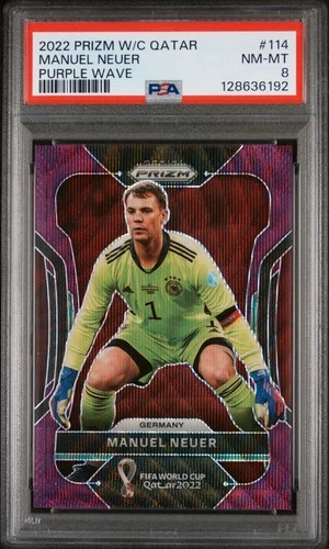 Manuel Neuer 2022 Panini Prizm World Cup Purple Wave 52/99