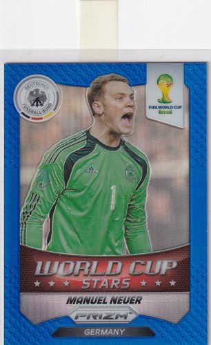 Manuel Neuer 2014 Panini Prizm World Cup Stars Blue /199