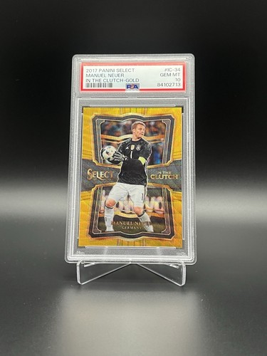 Manuel Neuer 2017 Panini Select Gold Prizm /10