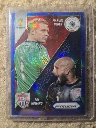 Manuel Neuer / Tim Howard 2014 Panini Prizm Blue Prizm /199