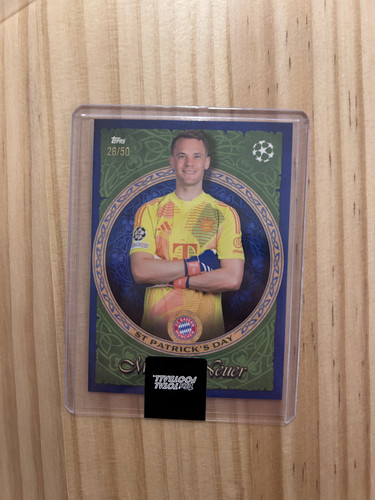 Manuel Neuer 2024 Topps Total Football Blue /50