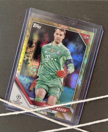 Manuel Neuer 2021 Topps UCL Gold Refractor /50