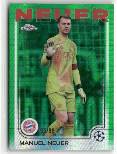 Manuel Neuer 2024 Topps UEFA Club Competitions Green Foil /99