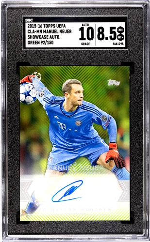 Manuel Neuer 2015 Topps UEFA Showcase Green /150