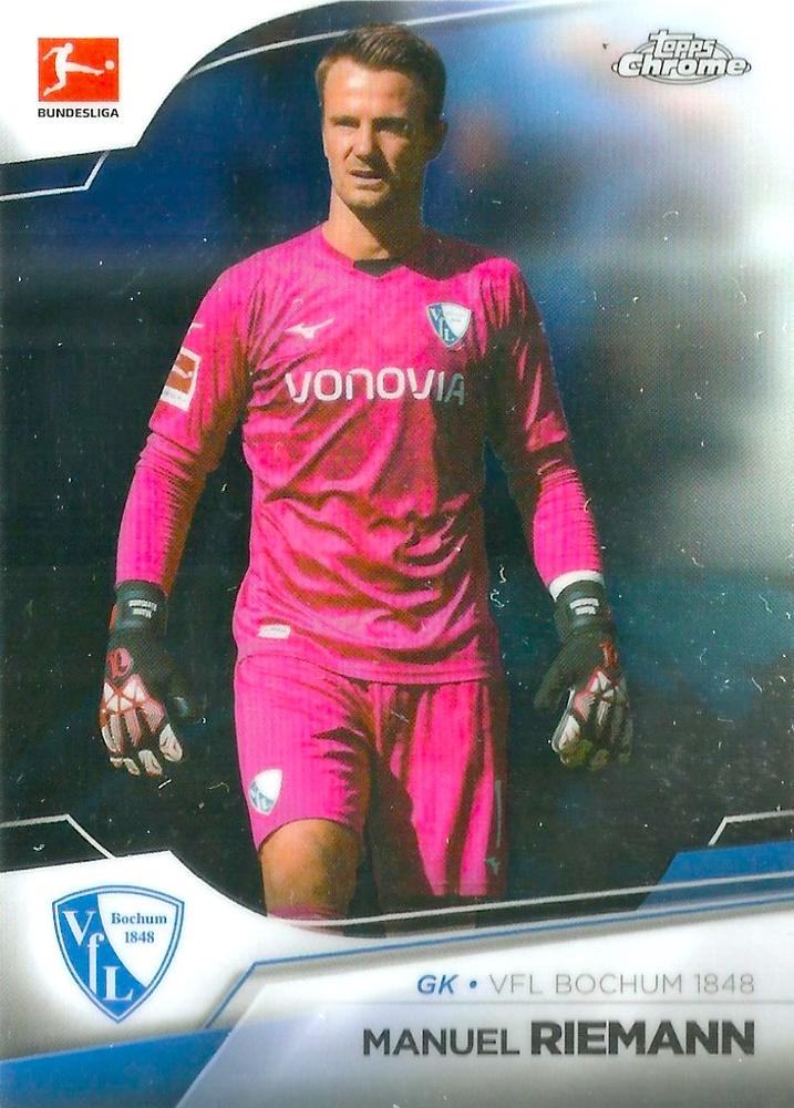 Manuel Riemann 2022 Topps Chrome Bundesliga 17