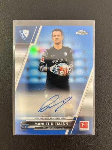 Manuel Riemann 2021 Topps Chrome Bundesliga Blue /299