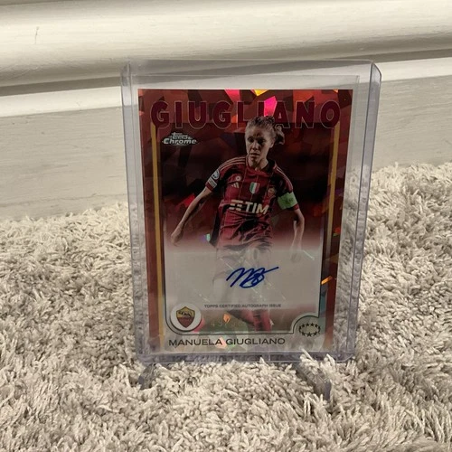 Manuela Giugliano 2024 Topps Chrome Sapphire Rose Gold /50