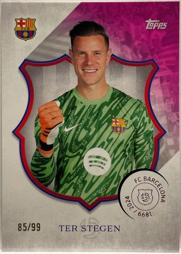 Marc-André ter Stegen 2024 Topps Barcelona 125 Pink /99
