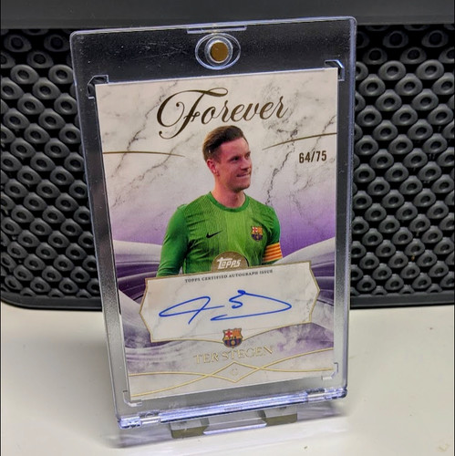 Marc-André ter Stegen 2025 Topps Barcelona Forever Viola /75