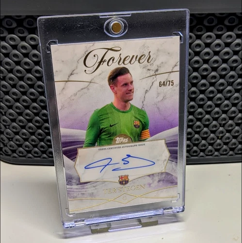 Marc-André ter Stegen 2025 Topps Barcelona Forever Violet /75