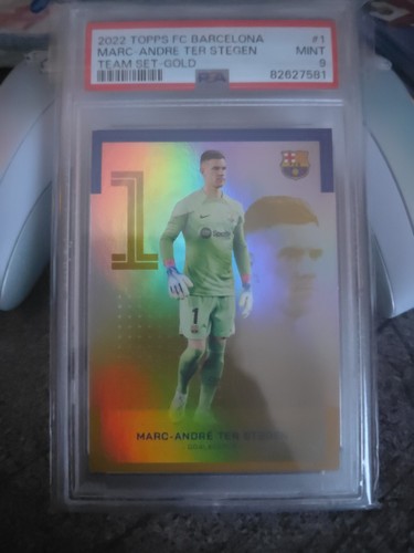 Marc-André ter Stegen 2023 Topps Barcelona Team Set Gold 1/1