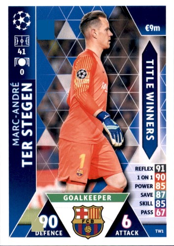Marc-André ter Stegen 2018 Panini Champions League