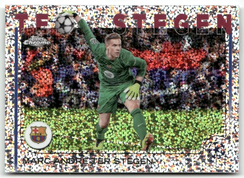 Marc-André ter Stegen 2025 Topps Champions League Chrome Speckle