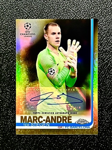 Marc-André ter Stegen 2018 Topps Chrome Gold Refractor /50