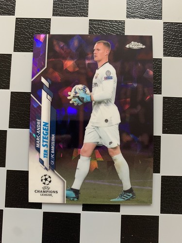 Marc-André ter Stegen 2019 Topps Chrome UCL Sapphire Purple /25