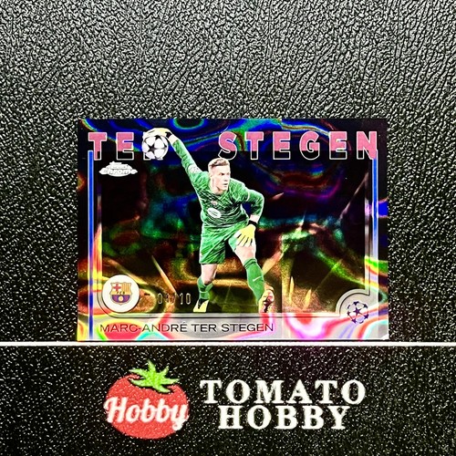 Marc-André ter Stegen 2024 Topps Chrome UEFA Black Lava Refractor /10