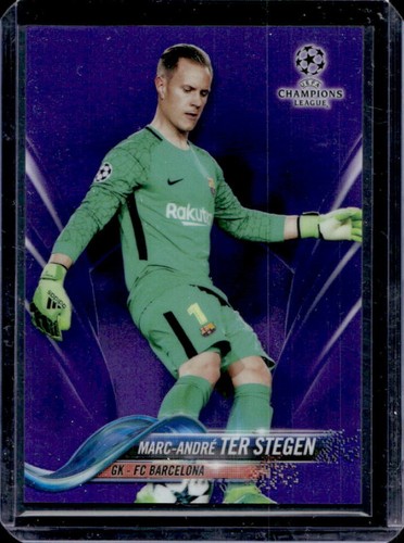Marc-André ter Stegen 2017 Topps Chrome UEFA Purple Refractor /250