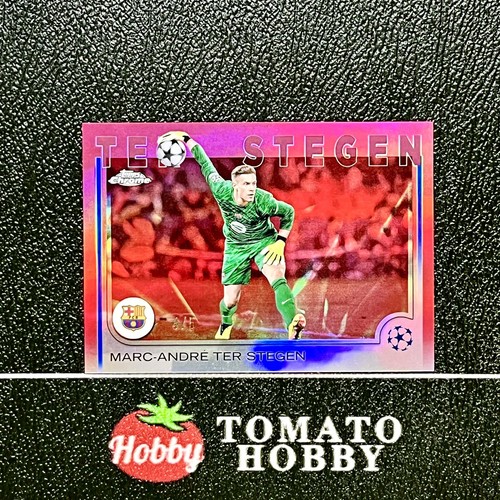 Marc-André ter Stegen 2024 Topps Chrome UEFA Red Refractor /5