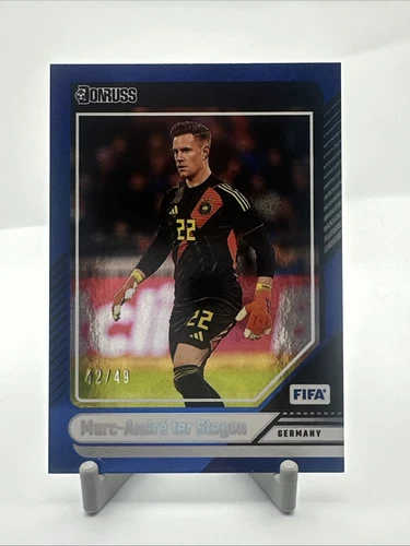 Marc-André Ter Stegen 2024 Panini Donruss FIFA Blue Prizm /49