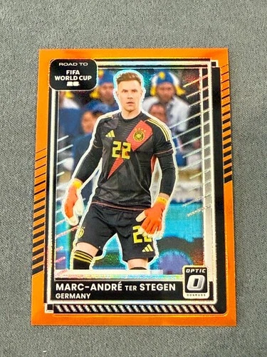 Marc-André ter Stegen 2025 Panini Donruss Orange Optica /99