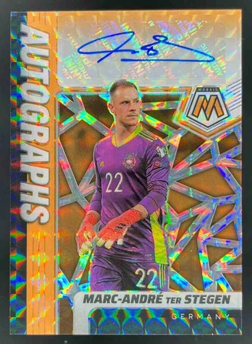 Marc-André ter Stegen 2021 Panini Mosaic World Cup Orange Fluorescent /50