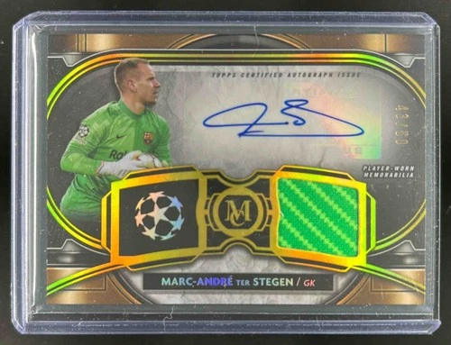 Marc-André ter Stegen 2021 Topps Museum Collection Gold /50