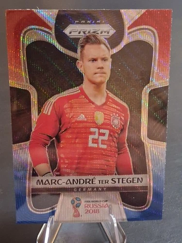 Marc-André ter Stegen 2018 Panini Prizm World Cup Red & Blue Wave Prizm