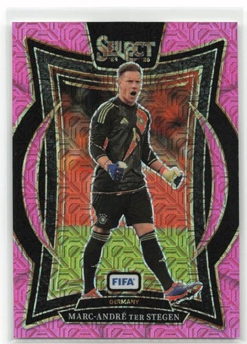 Marc-André ter Stegen 2024 Panini Select FIFA Pink Mojo /299