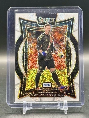 Marc-André ter Stegen 2024 Panini Select FIFA White Sparkle
