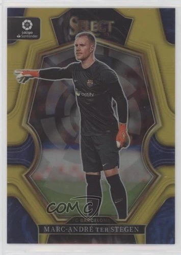 Marc-André ter Stegen 2022 Panini Select Gold Prizm /10