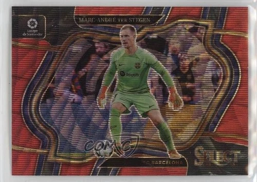 Marc-André ter Stegen 2022 Panini Select Red Wave Prizm