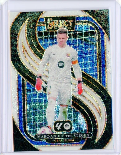 Marc-André ter Stegen 2024 Panini Select White Sparkle Prizm